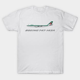 Alitalia 747-143A Tee Shirt Version T-Shirt